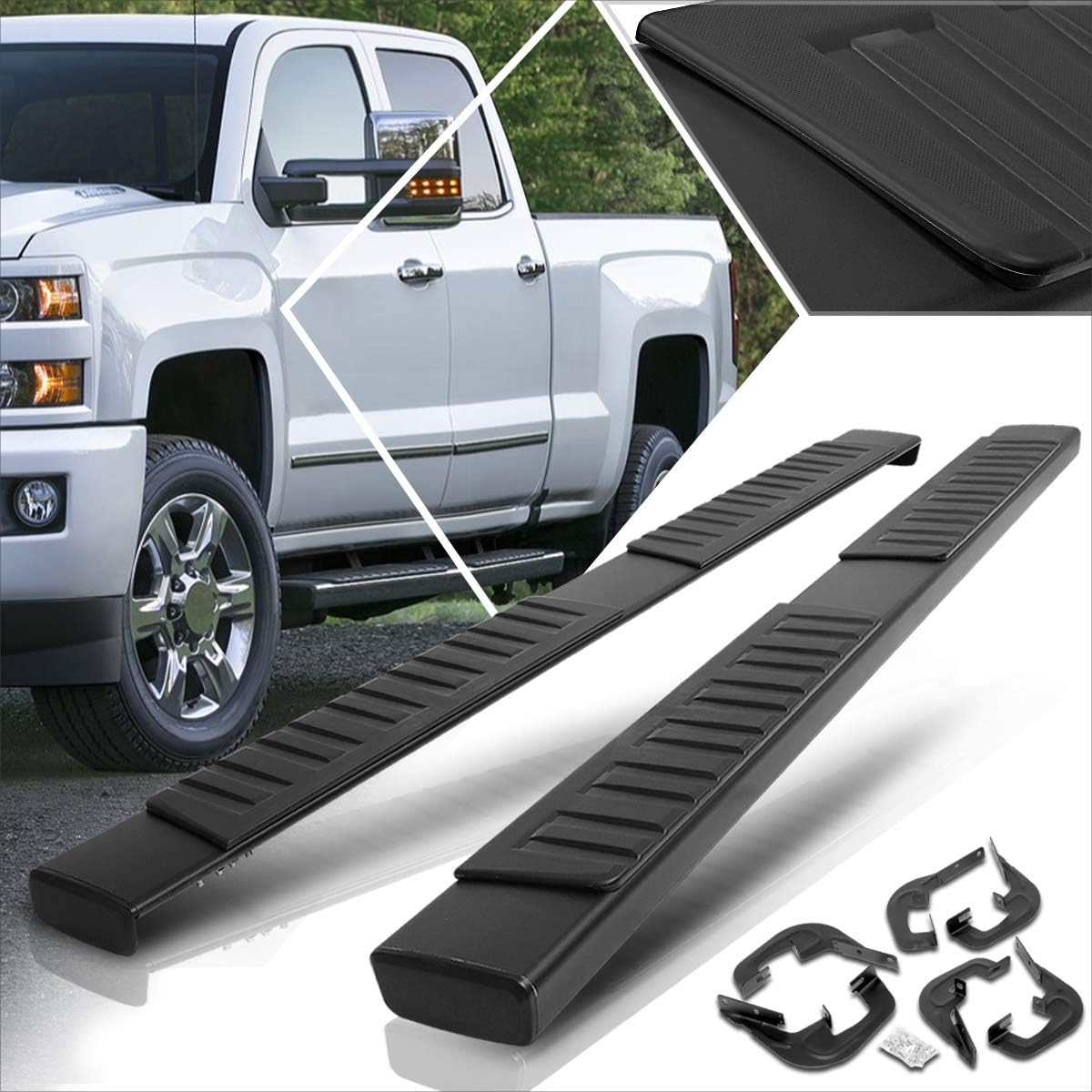 6 Inch Chrome Stainless Running Boards N7119