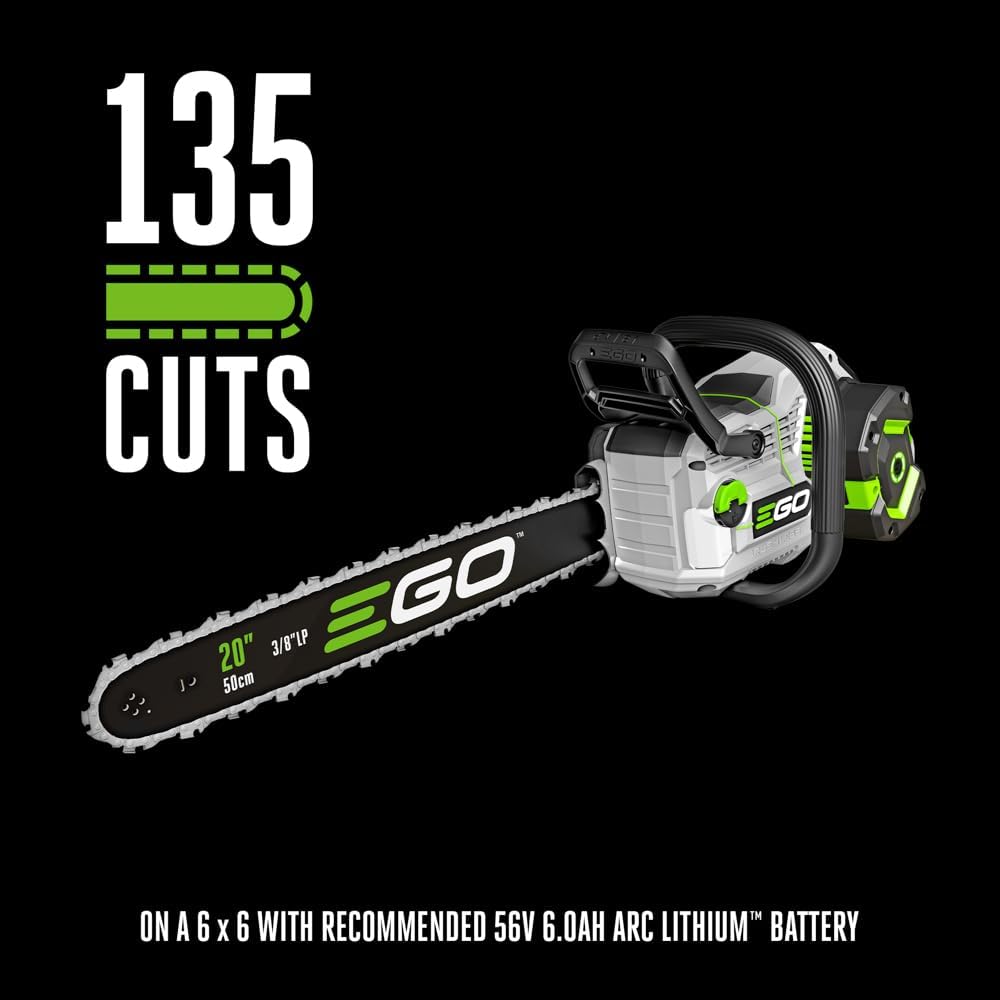 56-Volt Lithium-ion Cordless Chainsaw with 6Ah Battery S9371