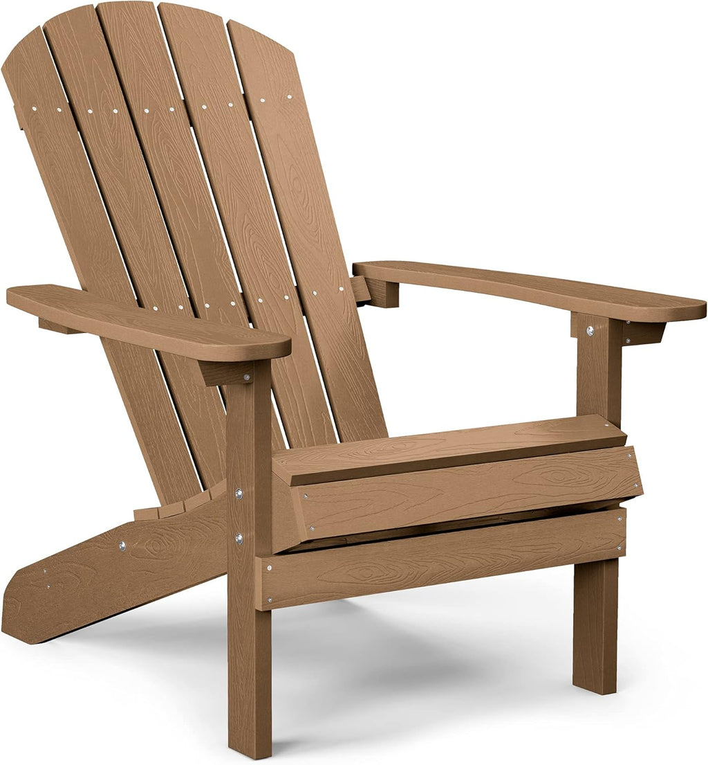 Black Plastic Adirondack Chairs Set of 2 Q750409