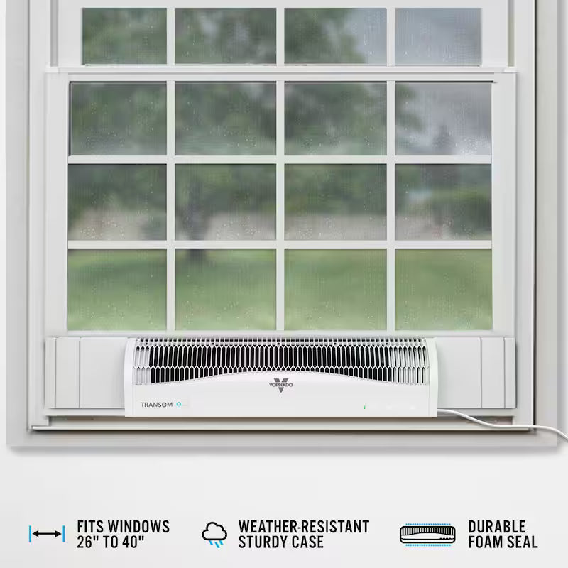 26 in. 4-Speeds Window Fan with Reversible Exhaust Mode D8386