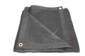 Black Heavy Duty Shade Mesh Tarps 6 oz with Grommets L6256