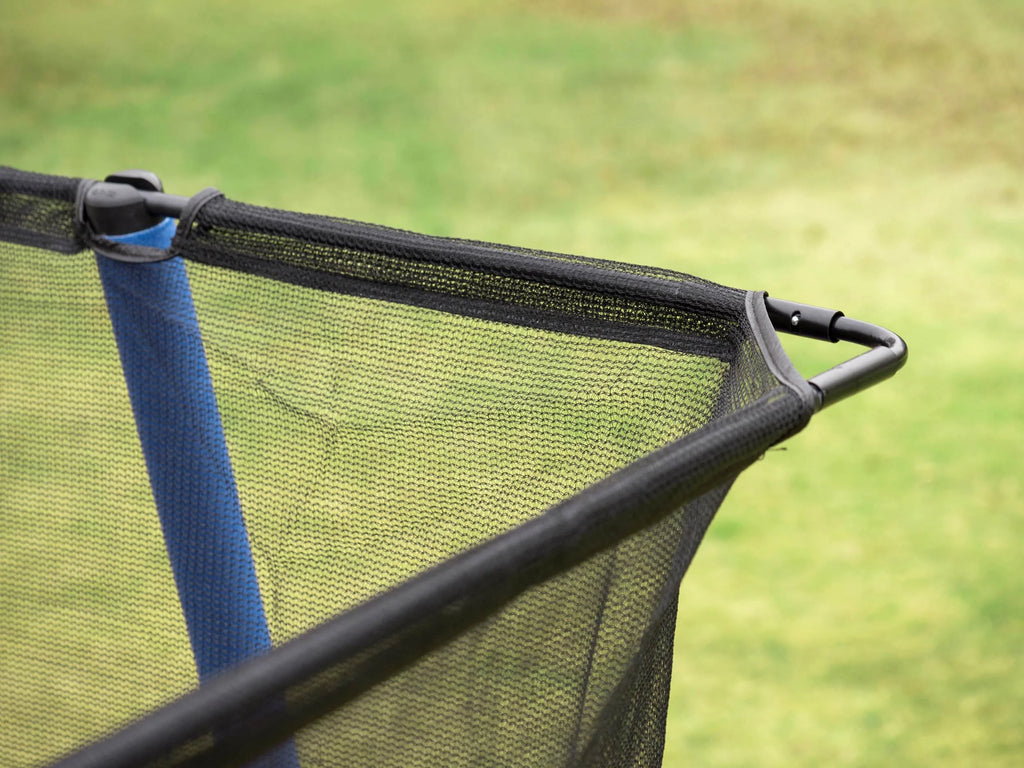 10 x 14 Ft Rectangular Trampoline with Safety Net Enclosure, Blue W4532