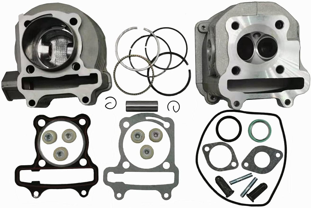 150cc GY6 Engine Rebuild Kit Cylinder Kit Cylinder Head Pack of 2 W9821