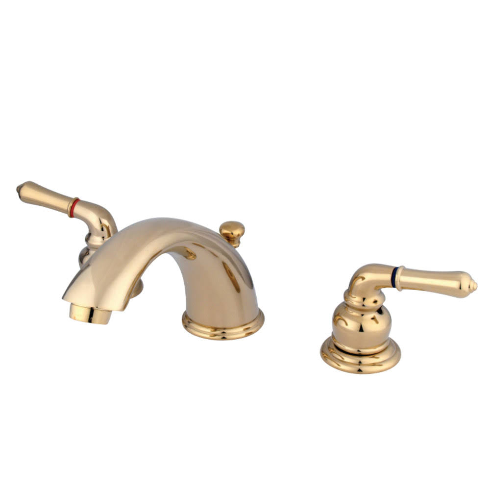 Polished Brass Widespread Lavatory Faucet W583