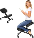 Ergonomic Kneeling Chair with Moulded Foam Cushion and Caster A439