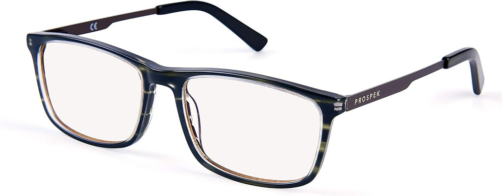 Blue Light Blocking Computer Glasses, Granite, Anti Glare Clear Lens K120661