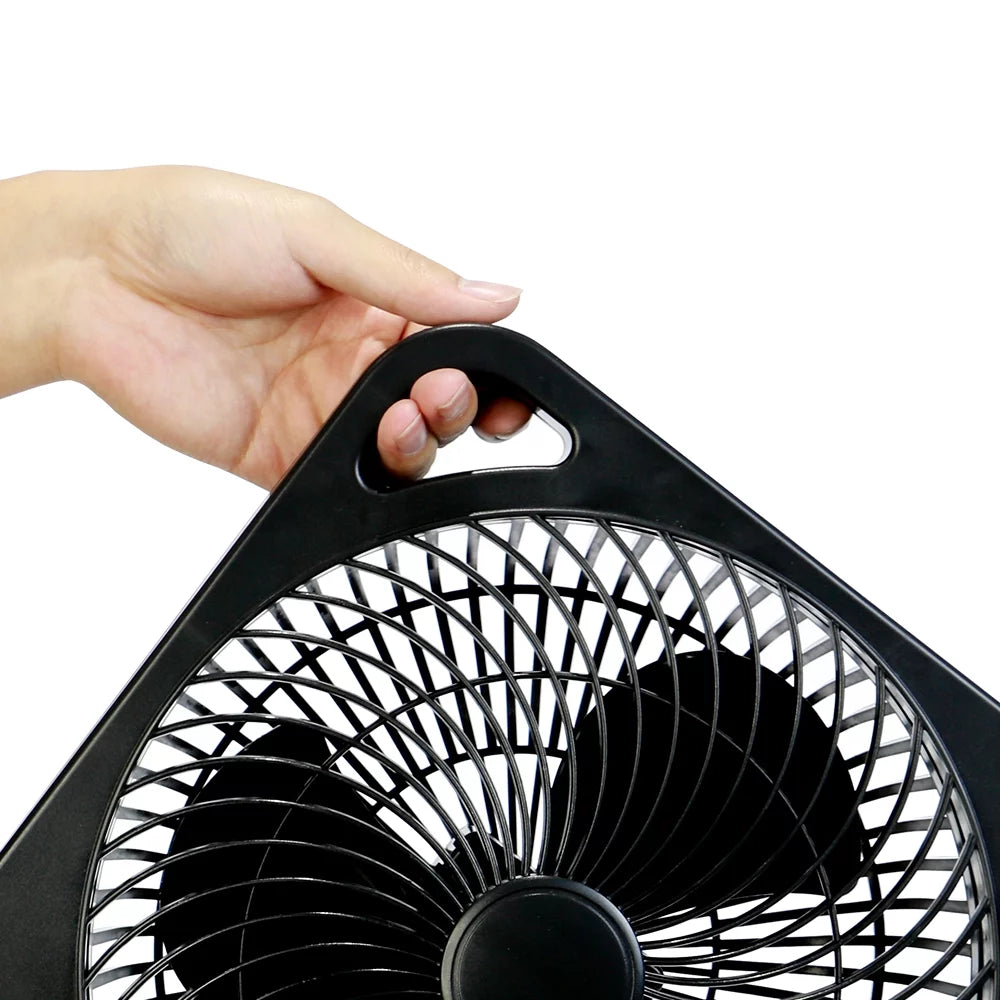 9 inch Box Fan, 3 Speeds, Black H902177
