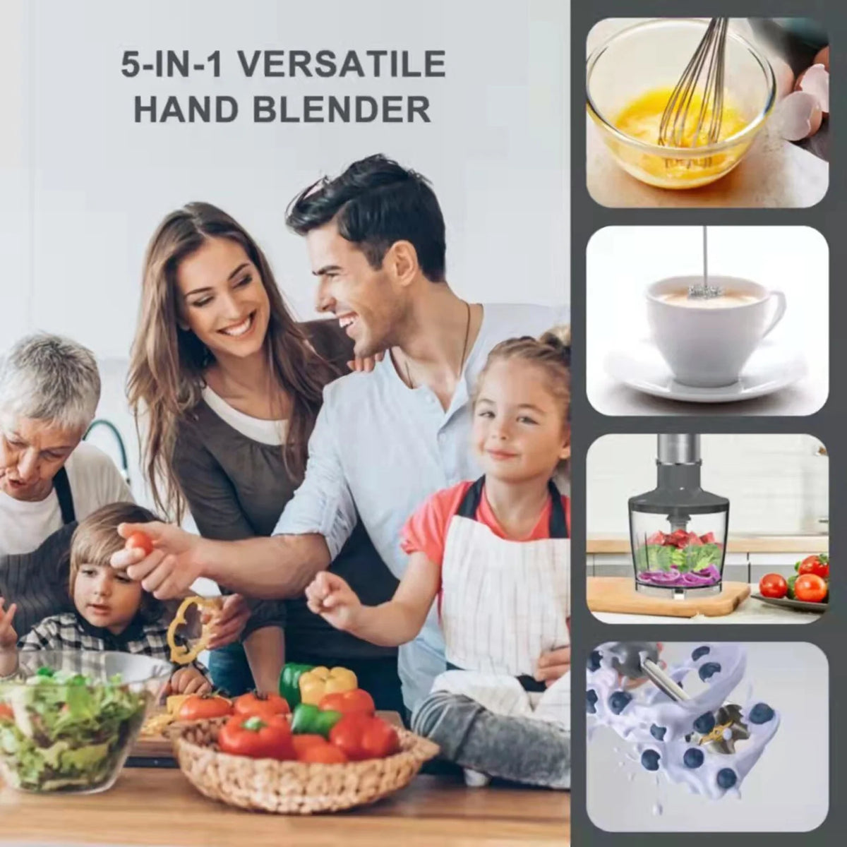 5-in-1 Multifunctional Handheld Blender X851897