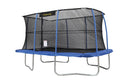 10 x 14 Ft Rectangular Trampoline with Safety Net Enclosure, Blue W4532