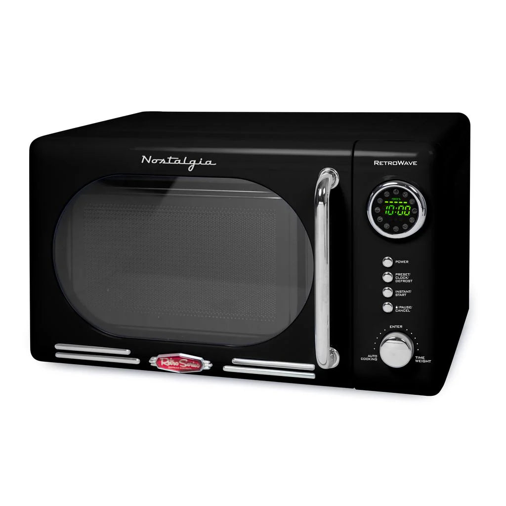 0.7 Cubic Foot 700-Watt Black Countertop Microwave Oven H335