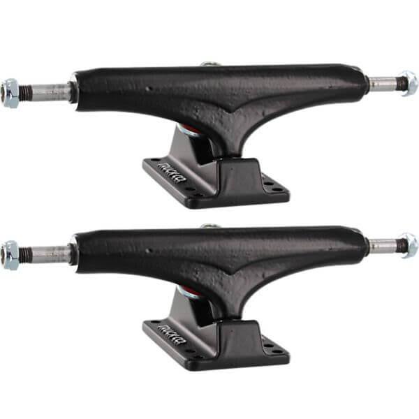 Black Skateboard Trucks 5.75 inch Hanger 8.5 inch Axle Set of 2 B71214