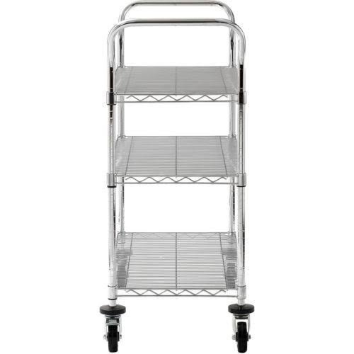 Chrome Wire Shelf Cart A997
