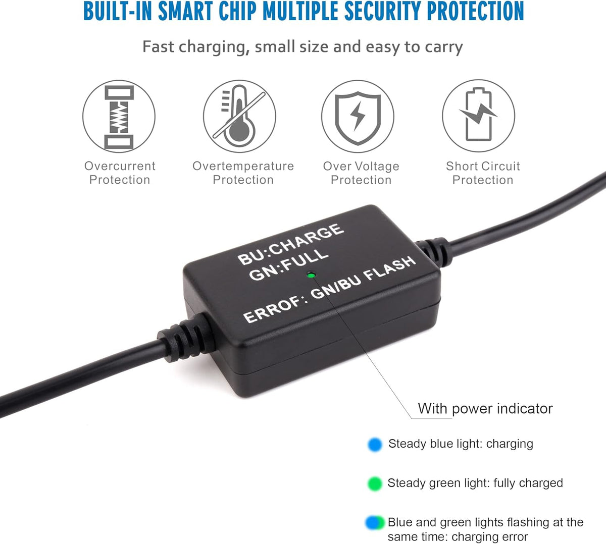 D-Tap Battery Quick Charge Power Adapter Kit, Pack of 2 H56259