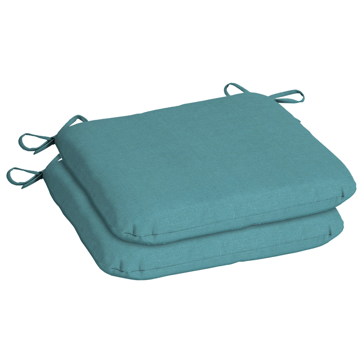 Navy Blue Rectangle Outdoor Seat Pad 2 Pack U377918