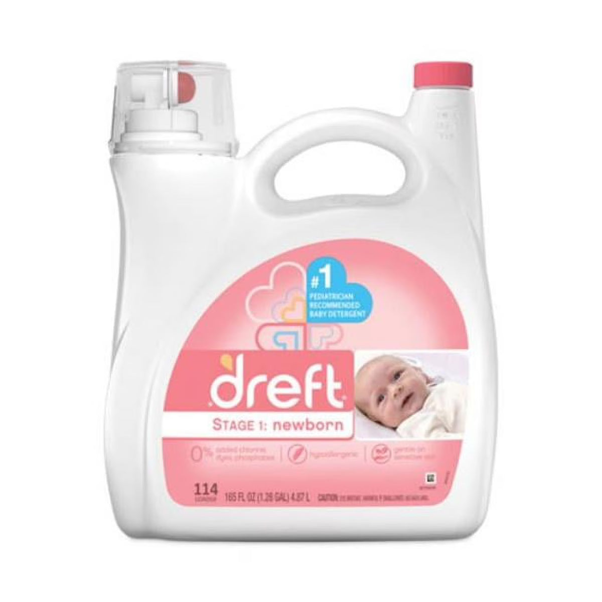Ultra Laundry Detergent, Baby Powder Scent, 165 Oz Bottle, 4/carton E692