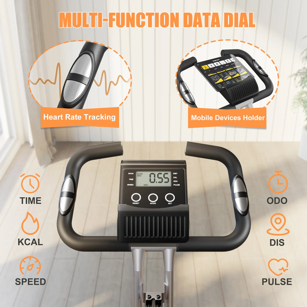 Folding Exercise Bike 16-Level Magnetic Resistance R760