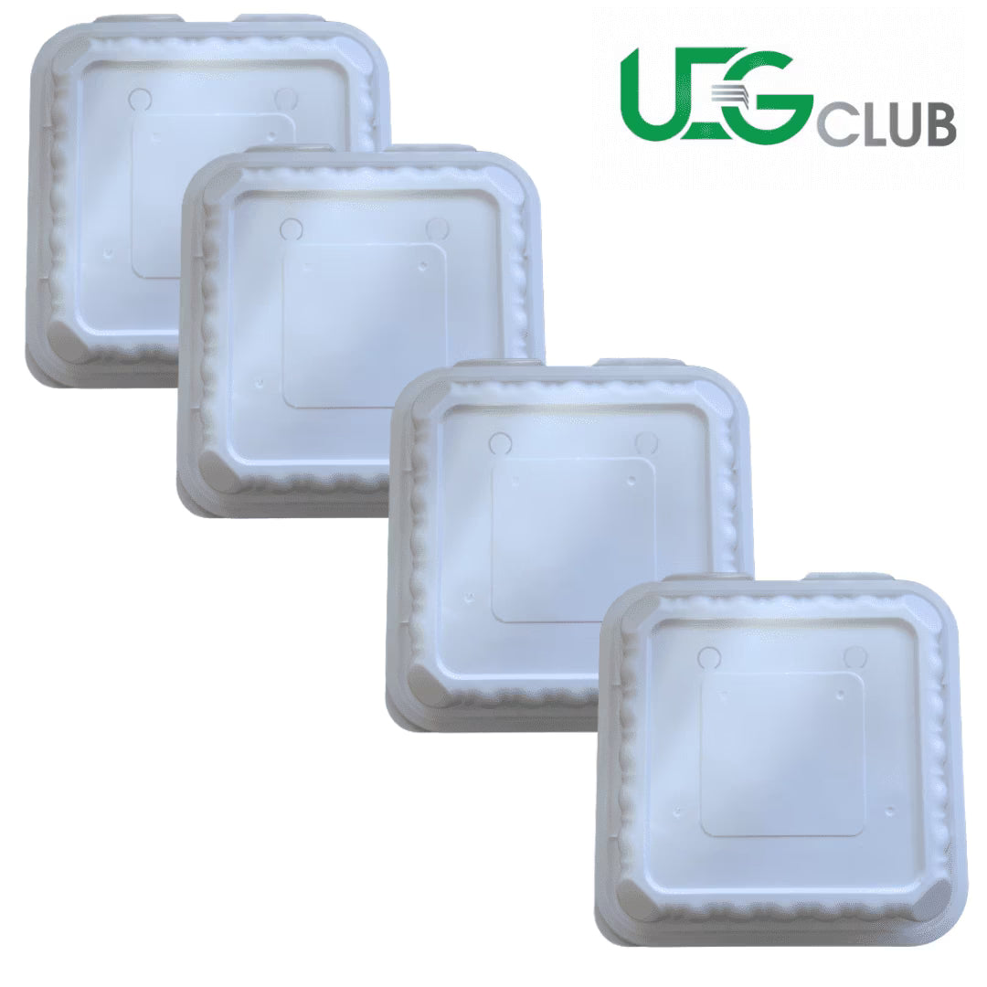 8x8x3 Disposable To Go Containers (25 ct) G115422