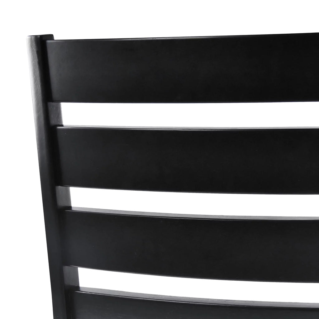 Black Wood Dining Chairs Set of 2 Q63876