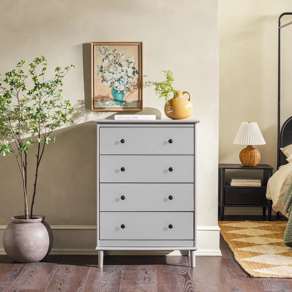 4 Drawer Solid Wood Dresser P181024