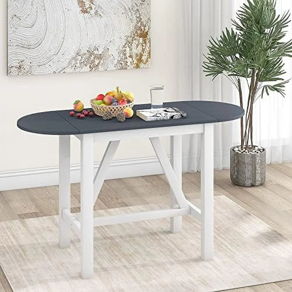 3 Piece Round Counter Height Dining Table Set with 2 Chairs H116