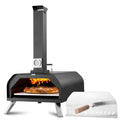 13 Wood Fired Stainless Steel Pizza Oven with Pizza Stone E348366