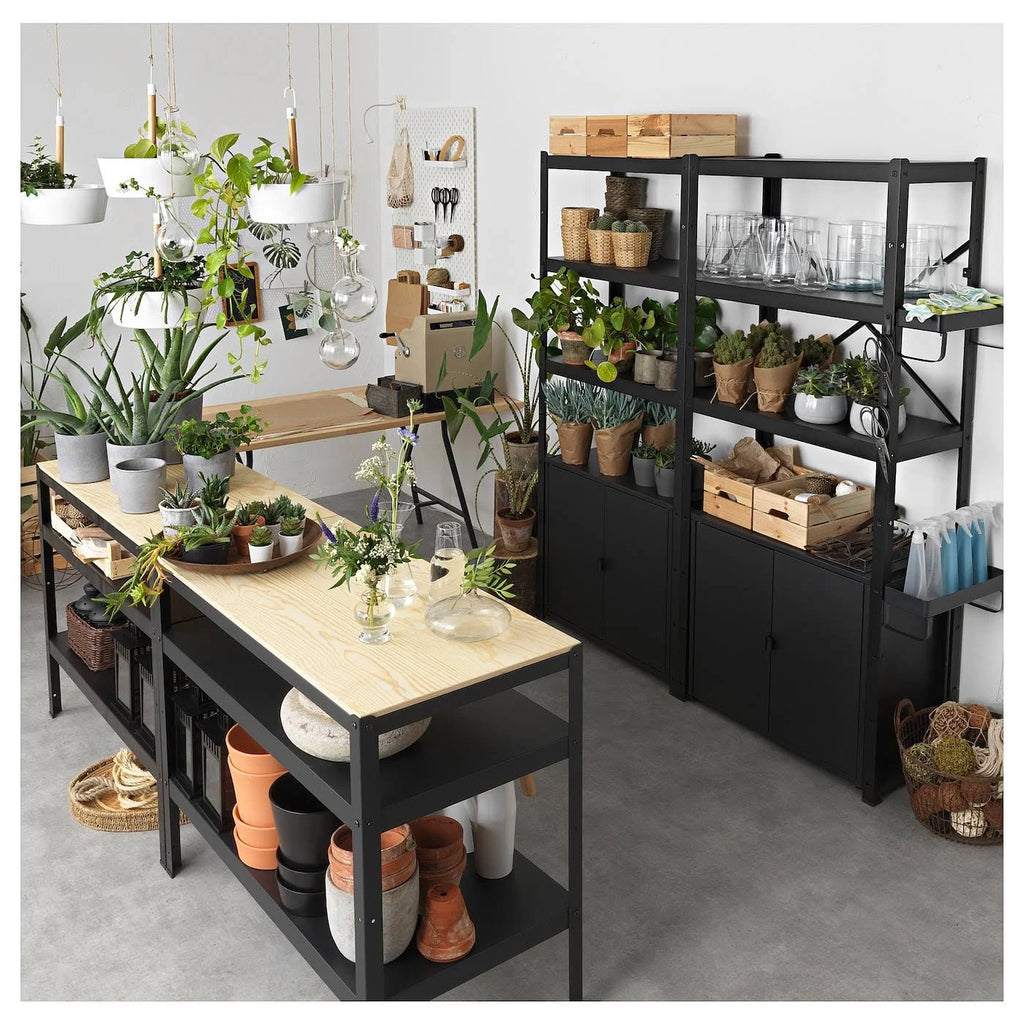 Black/Pine Plywood Work Bench C341734