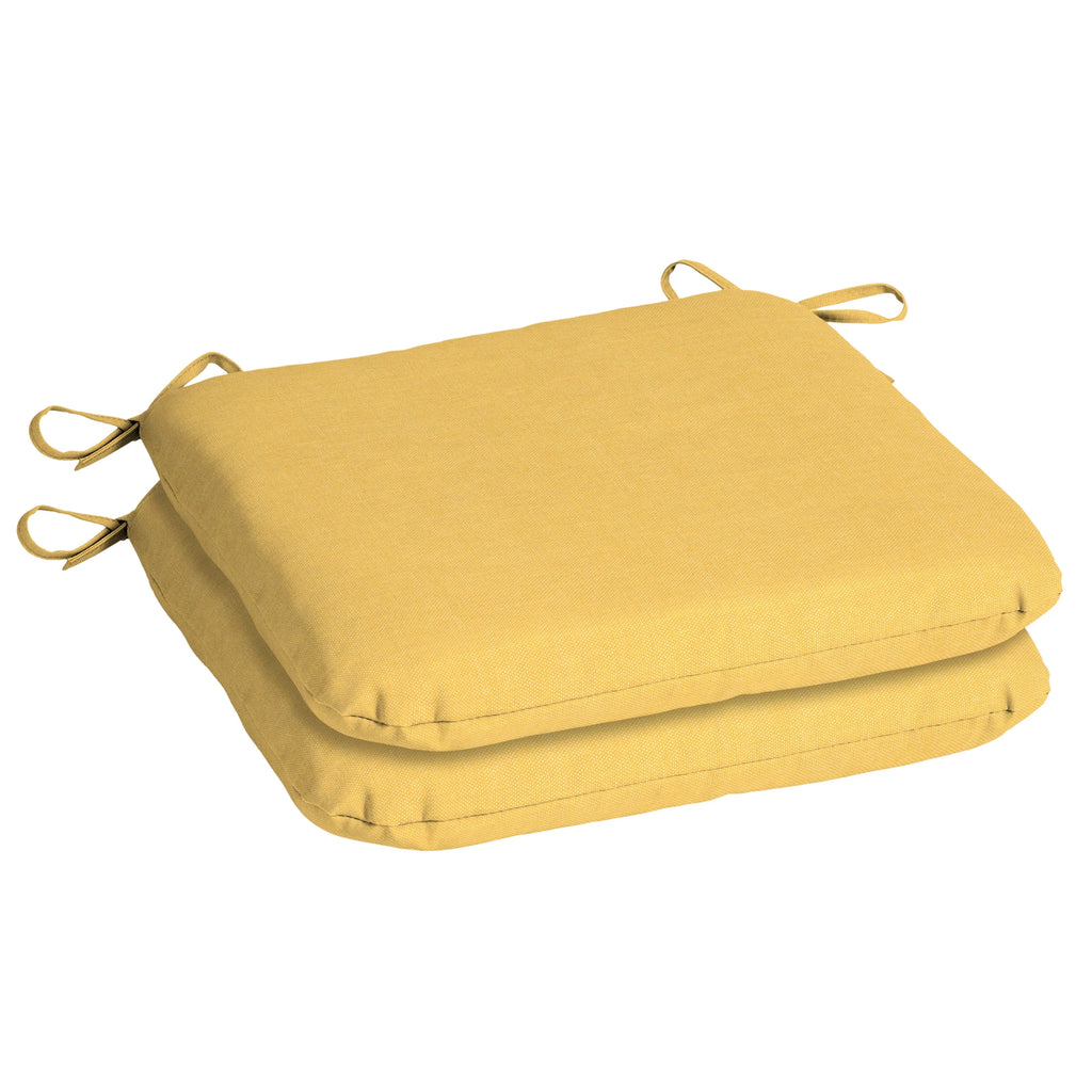 Navy Blue Rectangle Outdoor Seat Pad 2 Pack U377918