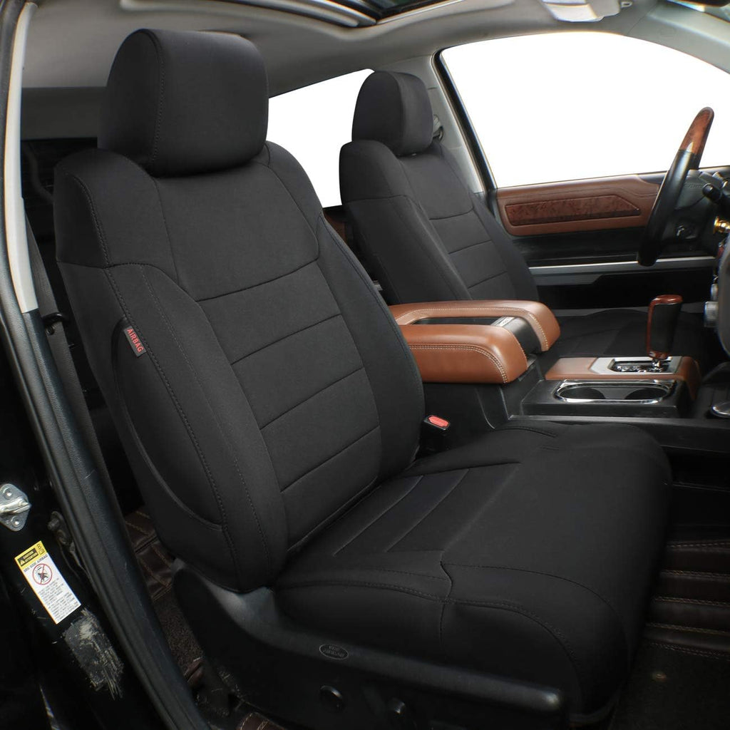 Custom Car Seat Covers Neoprene Black Pack of 2 E82499