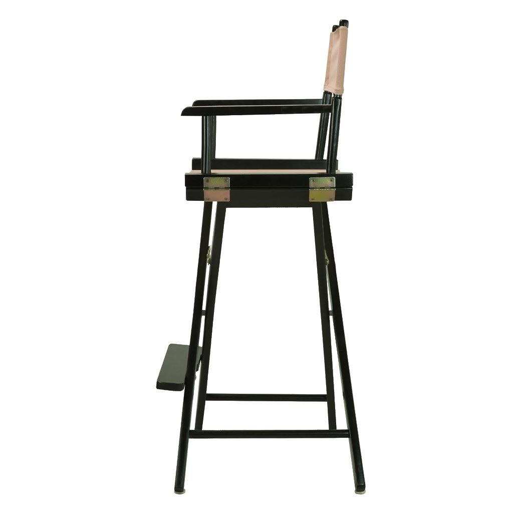 Black Frame Tan Canvas Director's Chair J63631