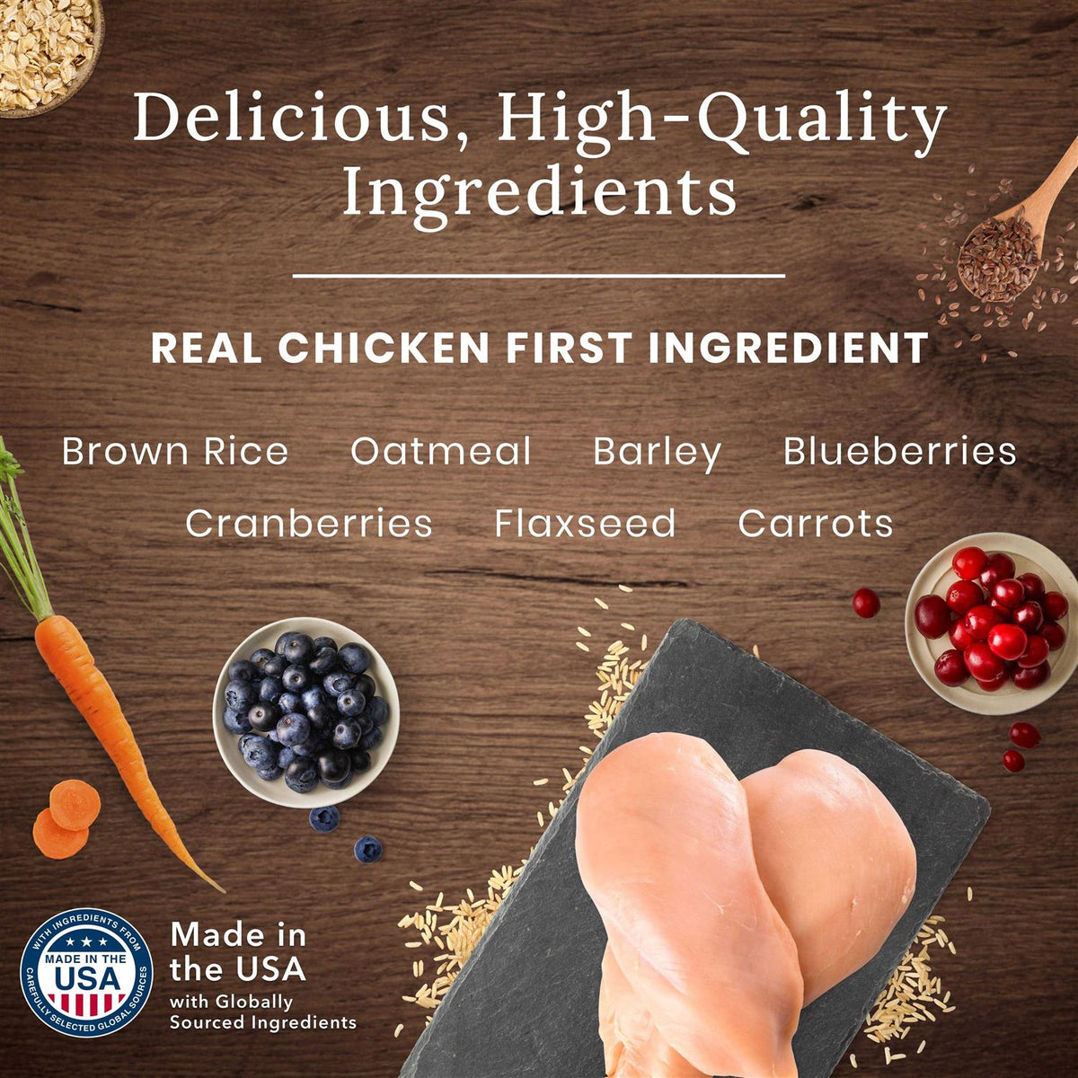 High Protein Natural Chicken Dry Dog Food Z975