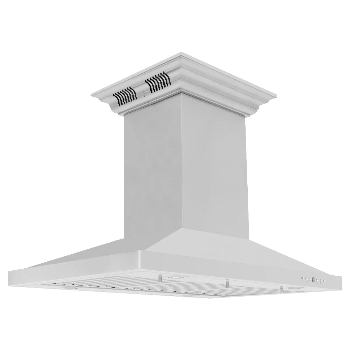 48 in. Island Mount Stainless Steel Range Hood with Bluetooth Speakers U774