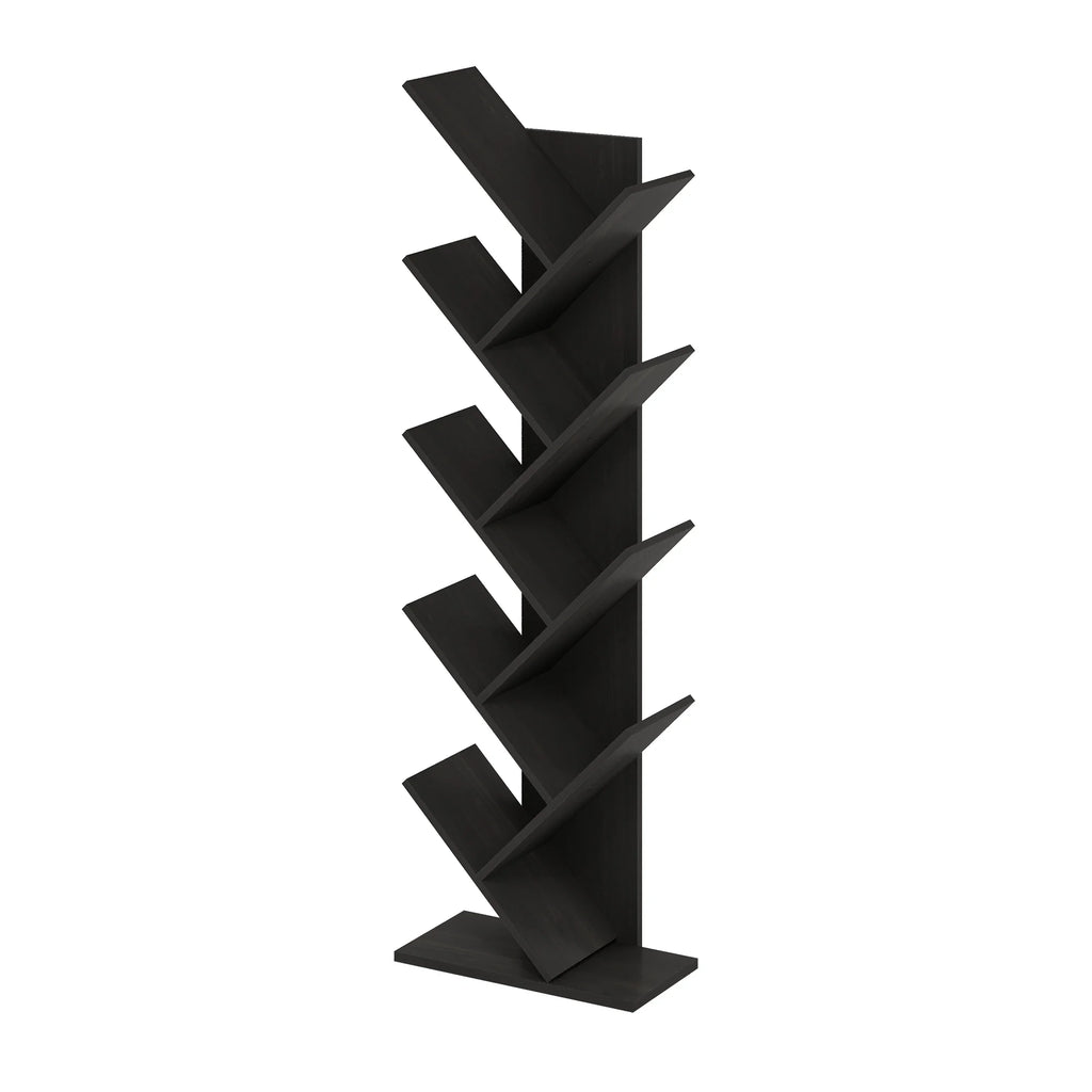 9-Tier Espresso Tree Bookcase Q66612