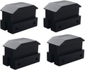 Billet Anodized Black Aluminum Jack Pads Pack of 2 W646096