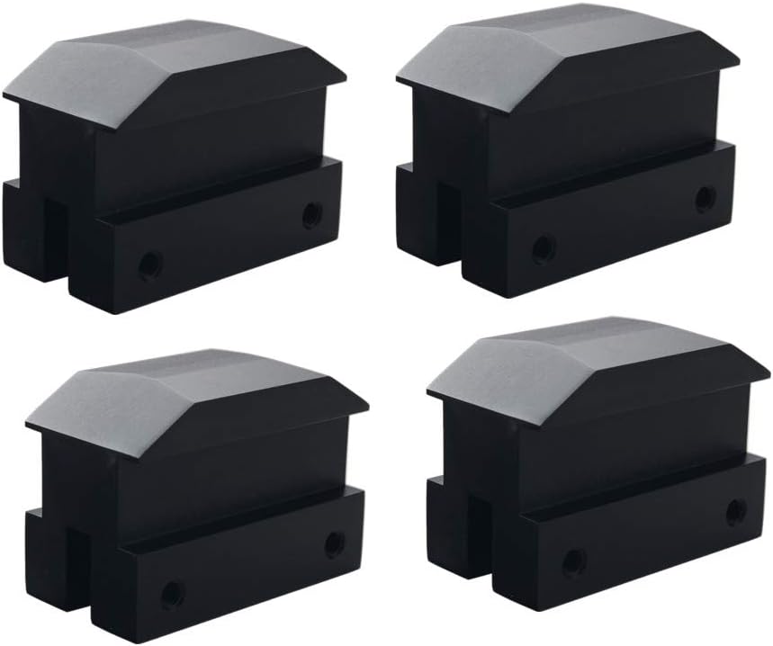 Billet Anodized Black Aluminum Jack Pads Pack of 2 W646096
