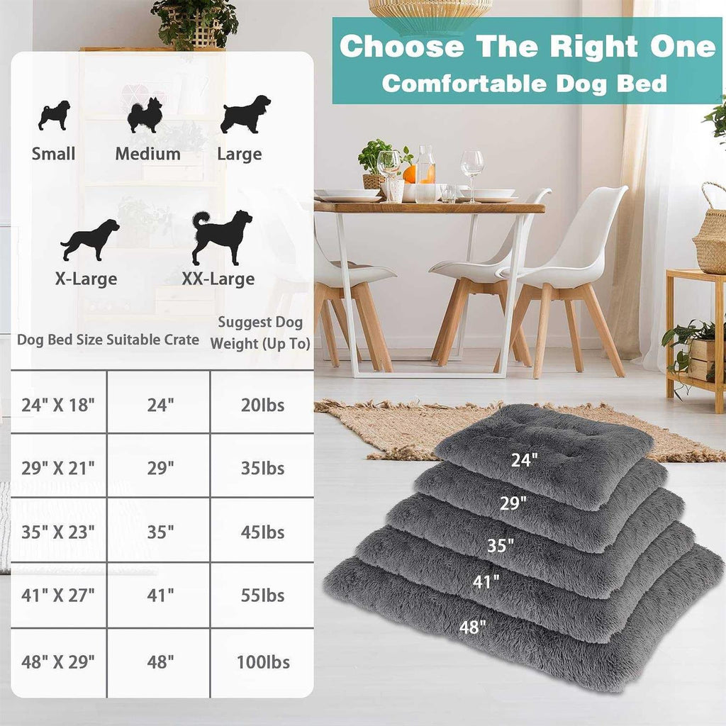 Plush Washable Anti-Slip Dog Bed D327074