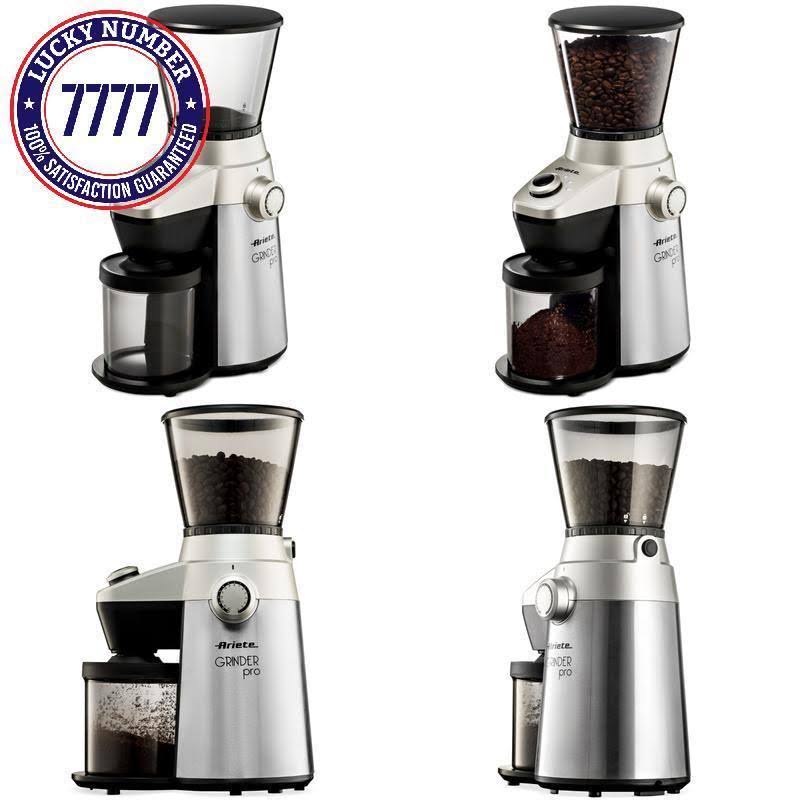 Conical Burr Electric Coffee Grinder Stainless Steel T7750