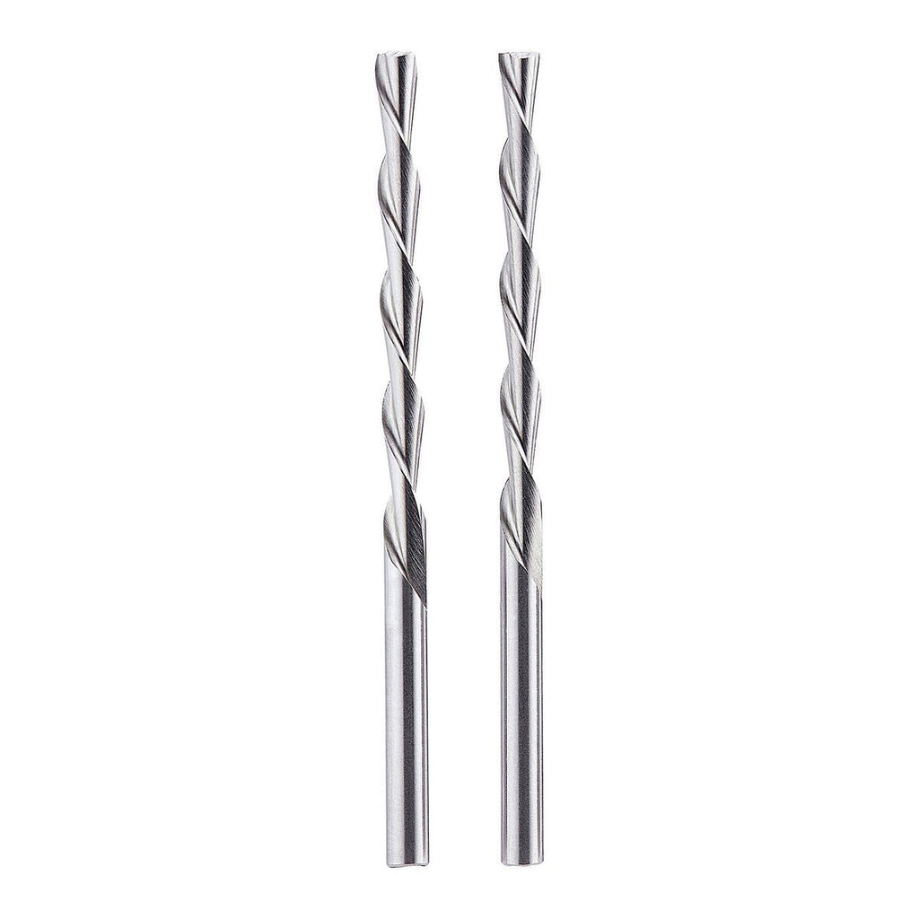 1/8 in. M2 High-Speed Steel Spiral Cut-Out Bits, 2-Pack E890689