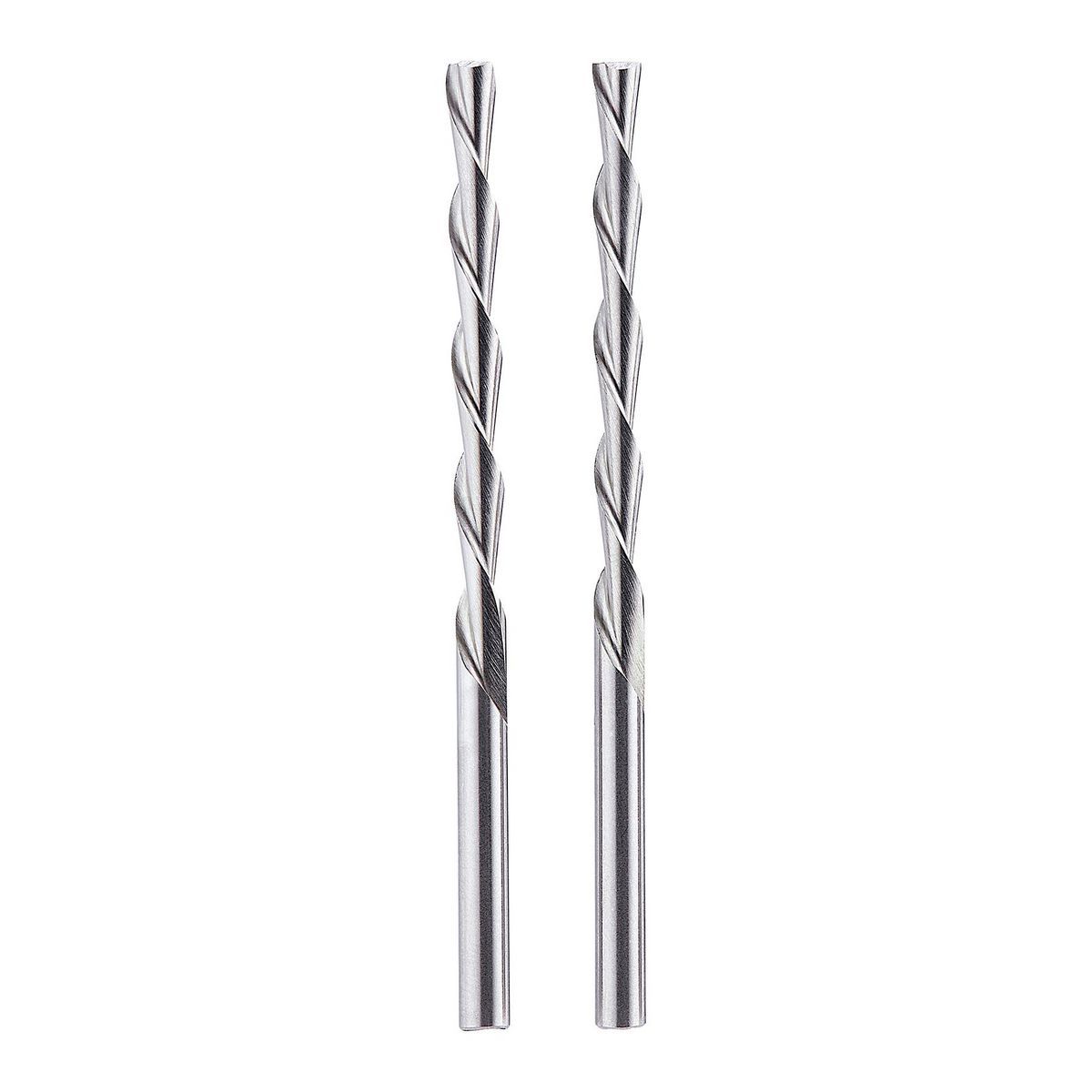 1/8 in. M2 High-Speed Steel Spiral Cut-Out Bits, 2-Pack E890689