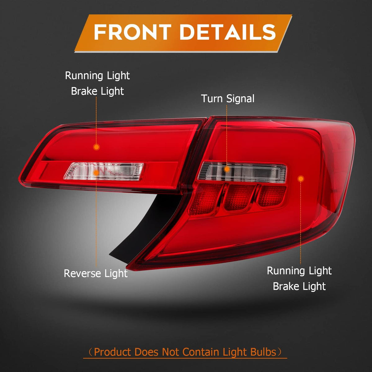 LED Tail Light Assembly for Toyota Camry 2012-2014 K4028