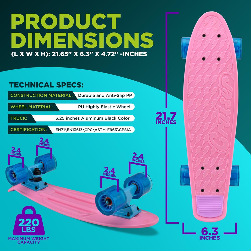 Pink Skateboard P211944