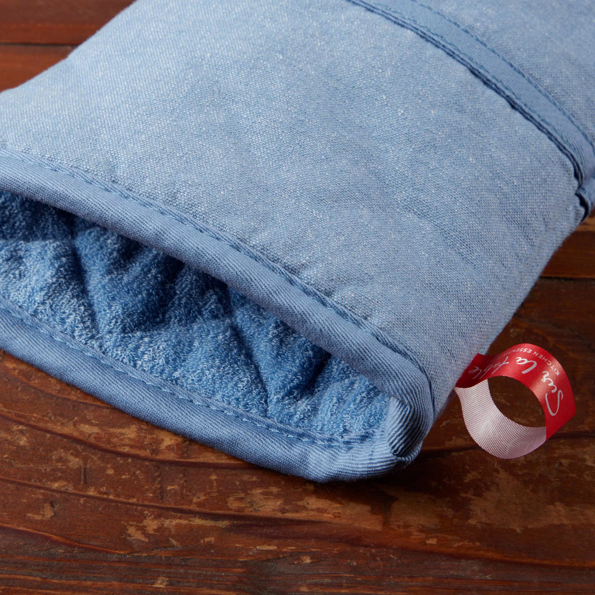 Chambray Oven Mitt 2-Pack Set N74094