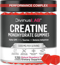 Sugar-Free Vegan Non-GMO Creatine Monohydrate Gummies 5g 120 Count M113
