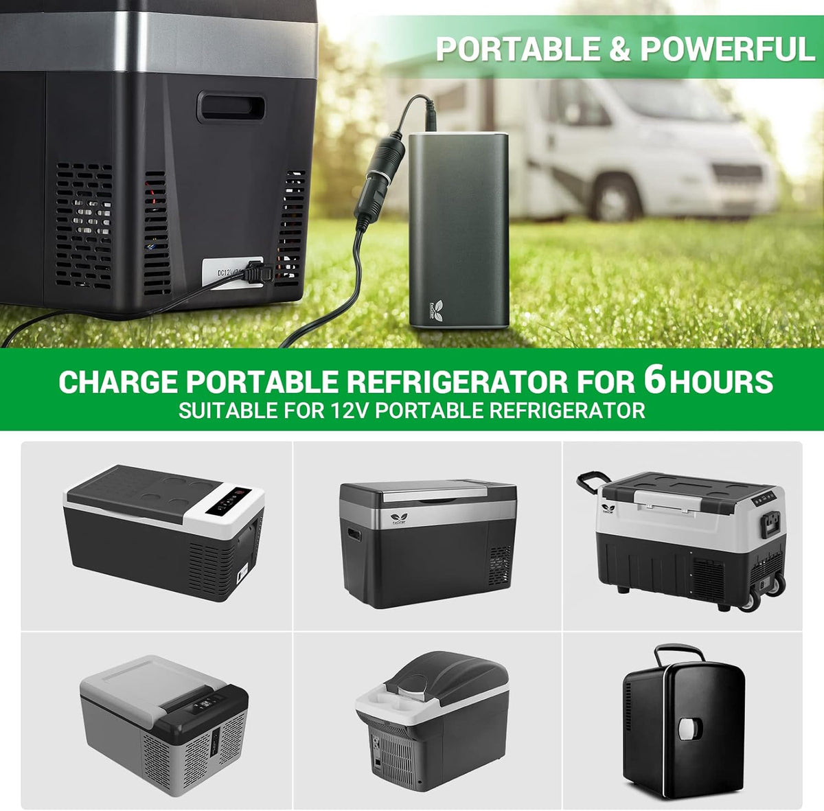 Portable Power Station, 216Wh Backup Battery, USB & DC Output R14132