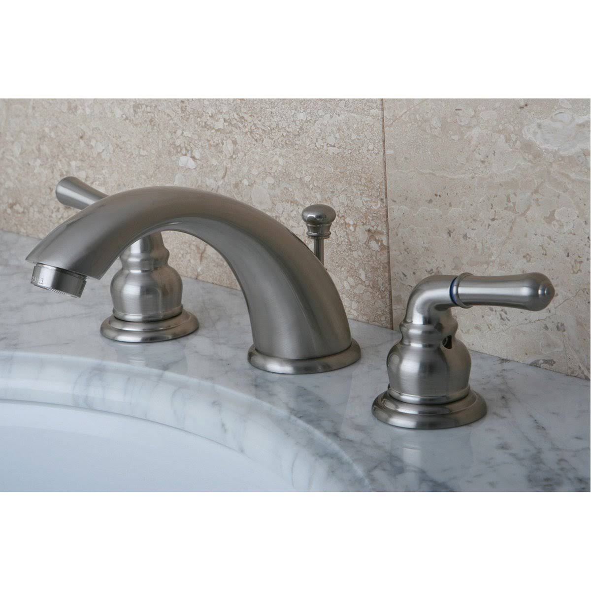 Polished Brass Widespread Lavatory Faucet W583