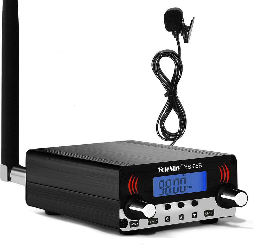 Black FM Transmitter with Antenna D75889