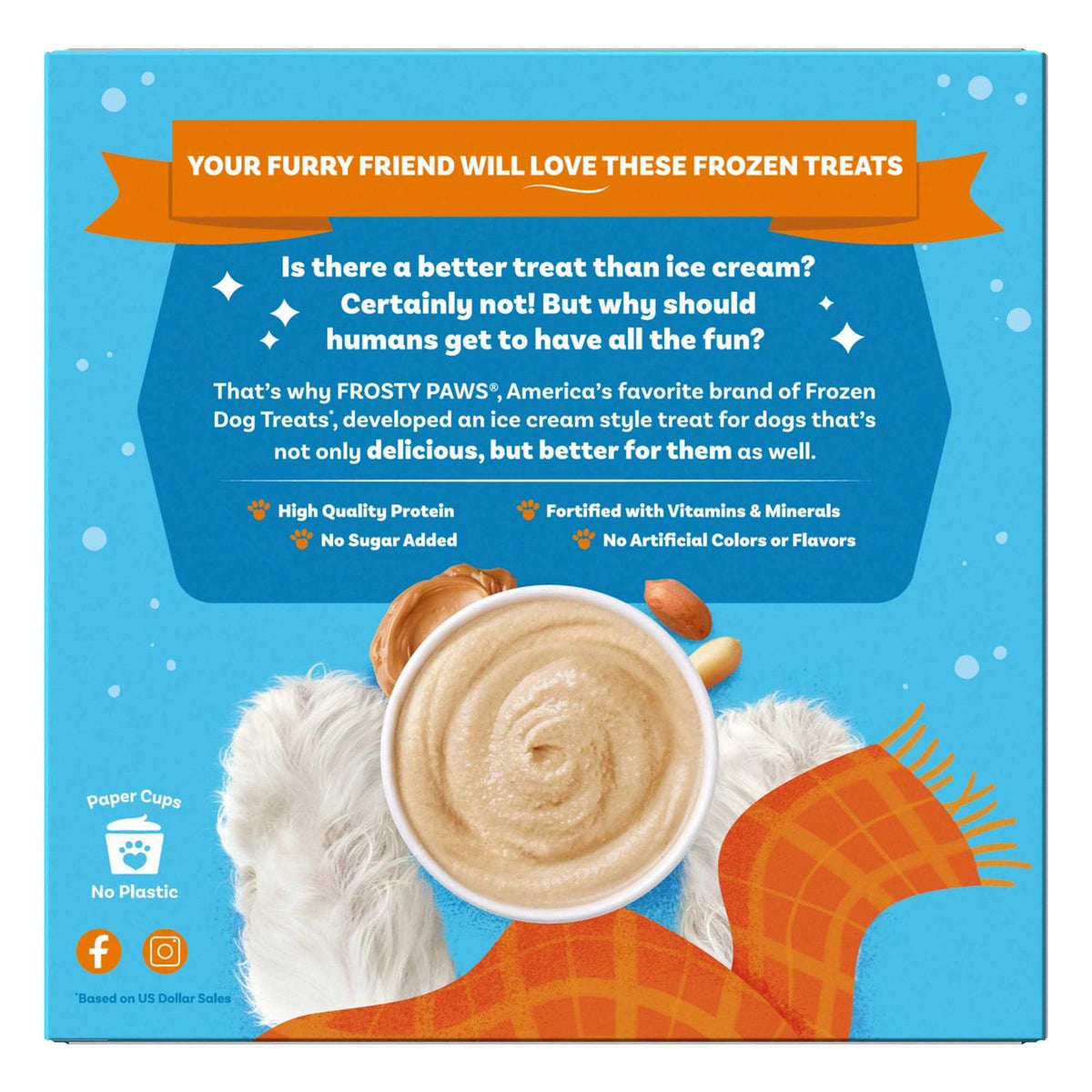 Peanut Butter Frozen Dog Treats A645367