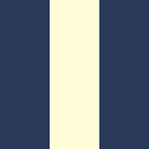 Navy Blue Vertical Stripe Rectangle Pet Bed K877