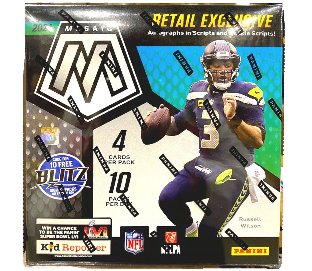 Football Trading Cards Mega Box W2676