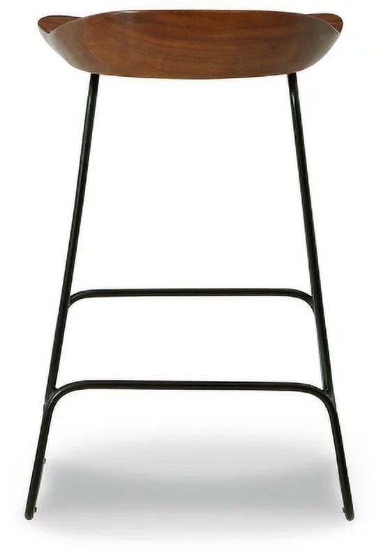 Counter Height Stool Brown/Black C8025