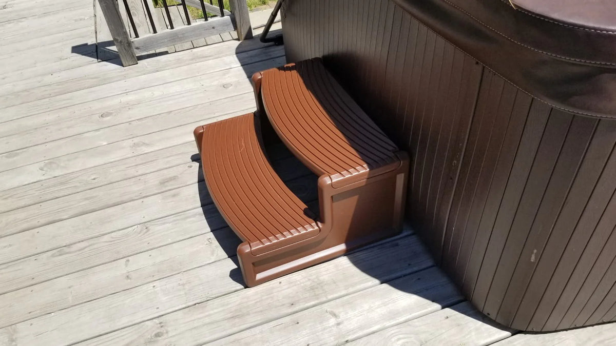 Plastic Non Slip Portable Spa Hot Tubs Step U92366